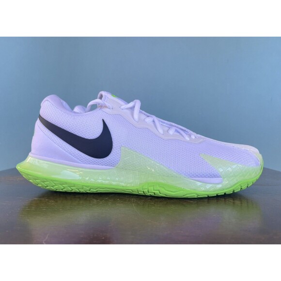 Nike Court Zoom Vapor Cage 4 Rafa White/Action Green Men's Size 11 DD1579-105 - Picture 2 of 11